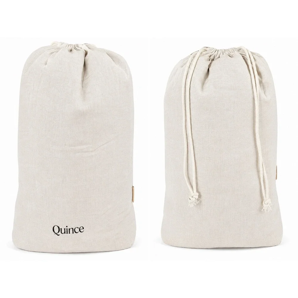 NWOT Quince 100% European Linen Duvet Cover Set Full/Queen Color: Sand